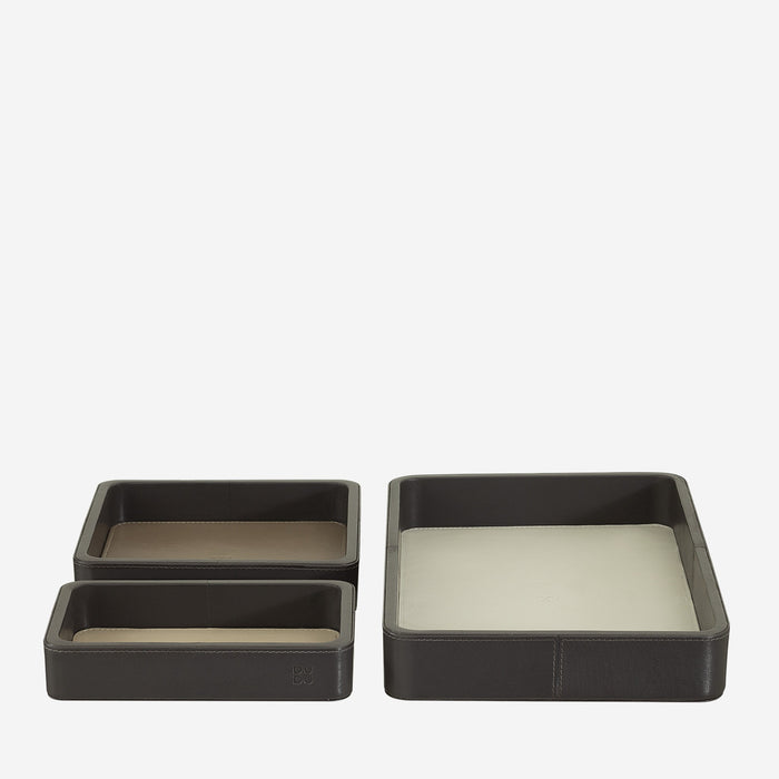 Tray set Dark grey