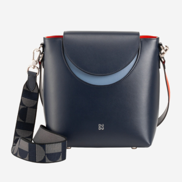 Borsa secchiello pelle con tracolla