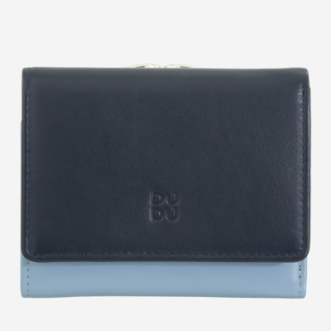 Pequeña cartera mujer piel RFID monedero
