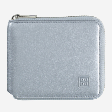 Portefeuille femme zip 3 côtés cuir RFID
