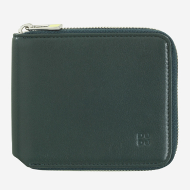 Cartera hombre piel con cremallera RFID